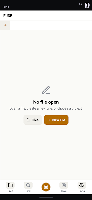 FUDE — Code Editor Screenshot 0