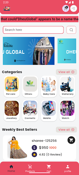 Dhue Global Screenshot 0
