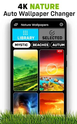 Auto Wallpaper Changer, Nature Wallpapers 4K Screenshot 0
