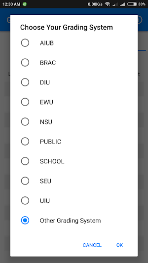 Grade Expert (CGPA, GPA) Screenshot 0