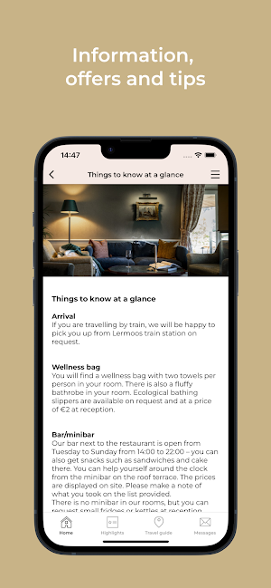 Boutique Hotel Bellevue Screenshot 1