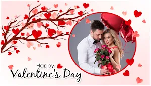 Valentine Day Photo Frame 2024 Screenshot 1