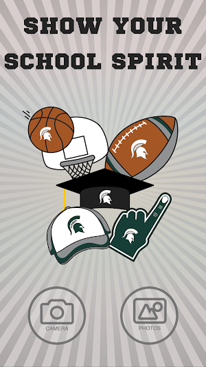 Michigan St. Spartans PLUS Selfie Stickers Screenshot 0