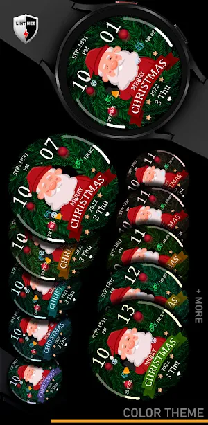 Christmas Watch Face 076 Screenshot 3