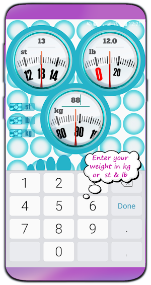 Body Weight Unit Converter Screenshot 1