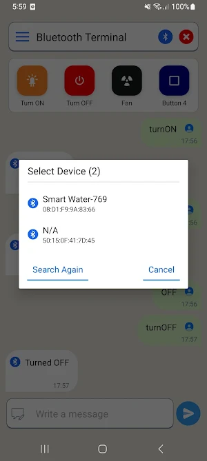 Bluetooth Terminal Screenshot 1