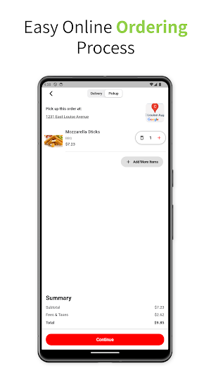 Mavericks Pizza Screenshot 2