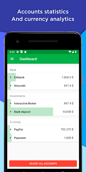 Simbudget - multicurrency fina Screenshot 3