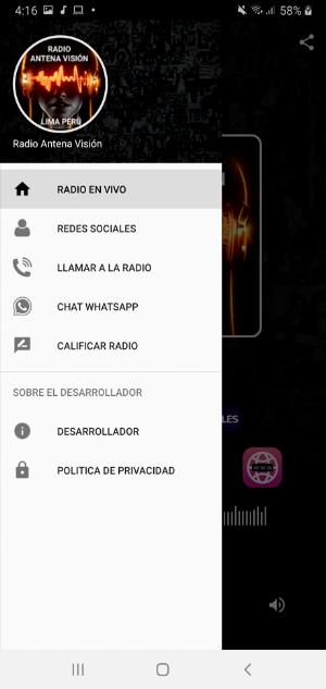 Radio Antena Visión Screenshot 2