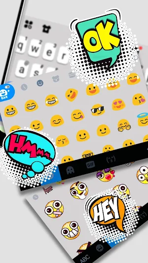 Blue Business Keyboard Theme Screenshot 2