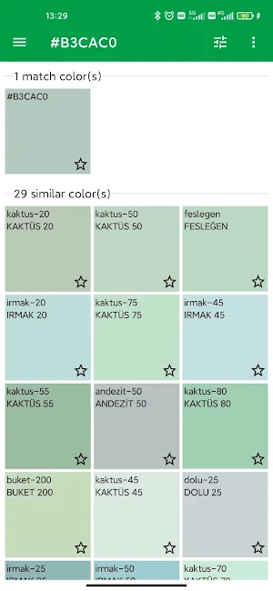 Filli Boya Paint Colors Screenshot 3