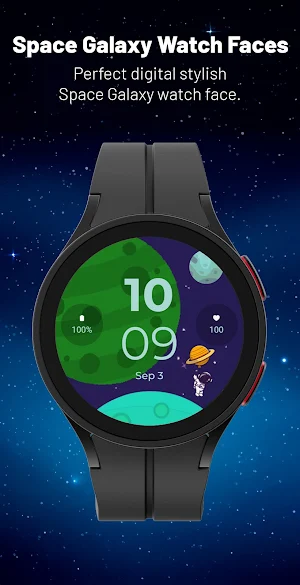 Space Galaxy Watch Faces Screenshot 3