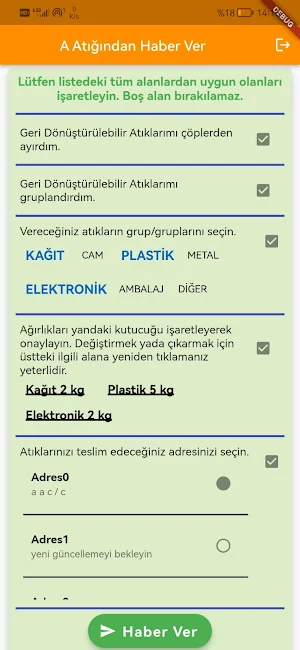 Atığından Haber Ver Screenshot 1