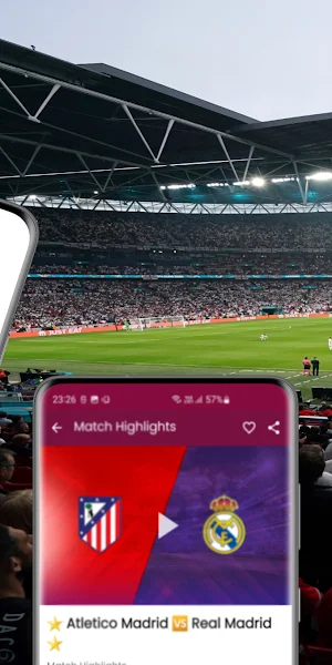 Live Football HD Streaming App Screenshot 1