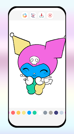 Coloring book For Kuromi Town Screenshot 2