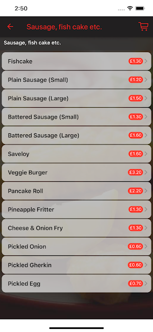 Charnwood Fish Bar Screenshot 3