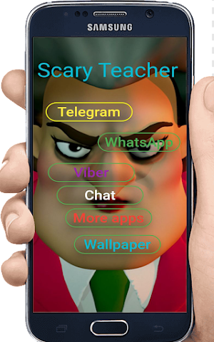 Scary Teacher Fake Video Call Screenshot 0