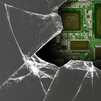 Broken scren wallpaper