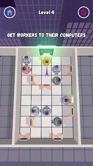 Office work Slide Rush games Screenshot 2