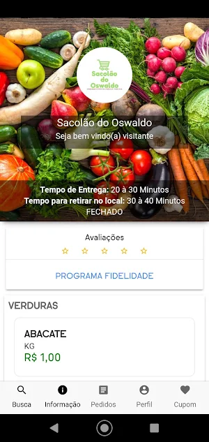 Sacolão do Oswaldo Screenshot 0