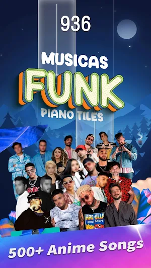 Musica de Funk Piano Tiles Screenshot 1