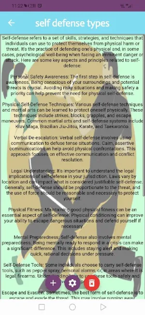self defense training Screenshot 0