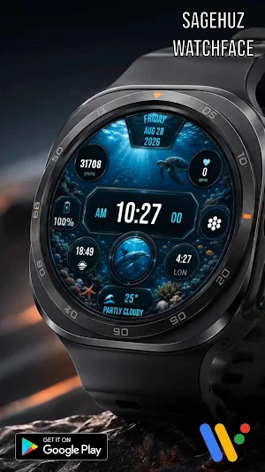 A137 Ocean Watchface Screenshot 1