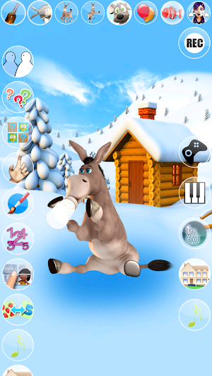 Talking Donald Donkey Ice Fun Screenshot 3