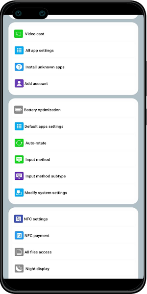 phone 16 settings Screenshot 3