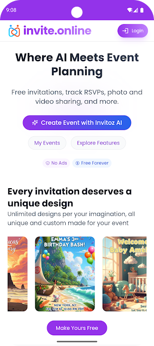 invite.online Screenshot 0