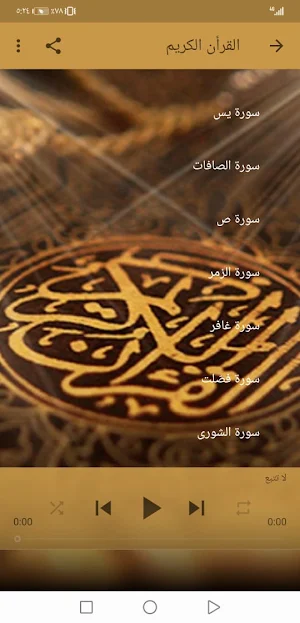 القران بصوت علي الحذيفي بدون نت جودة عالية ج3 |جنة Screenshot 3