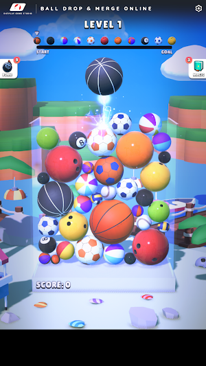 Ball Drop And Merge 3D Online Screenshot 3
