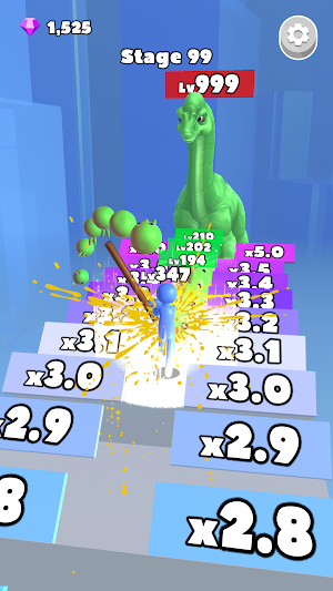 Level Up Run: Stickman Runner Screenshot 0