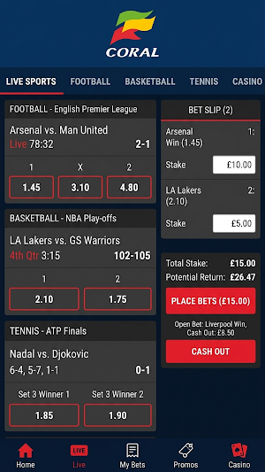 Coral Casino App Screenshot 2