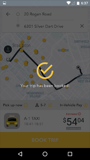 A-1 Taxi Brampton Screenshot 2
