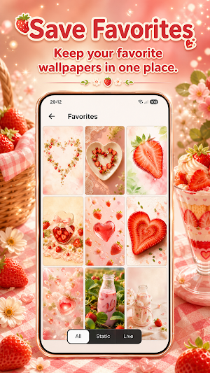 Cute Strawberry Wallpapers Screenshot 3