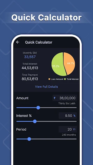LoanCare - Loan EMI Calculator Screenshot 1