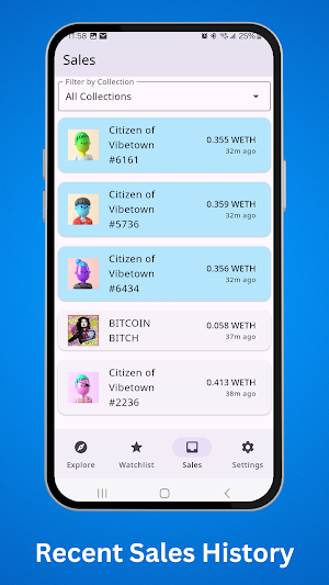 NFT Sales Tracker Screenshot 3