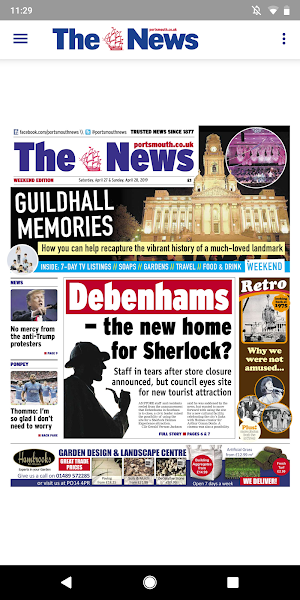 The Portsmouth News Newspaper Screenshot 1
