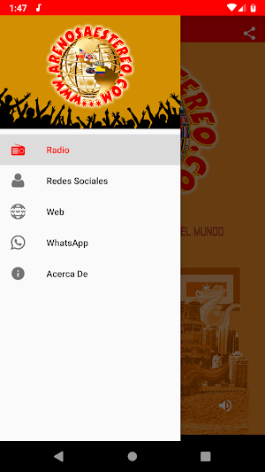 Arenosa Estereo Screenshot 2