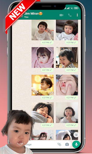 Animated Jin Miran Stickers for WhatsApp Screenshot 1