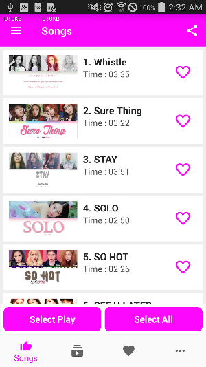 BLACKPINK Lyrics Screenshot 1