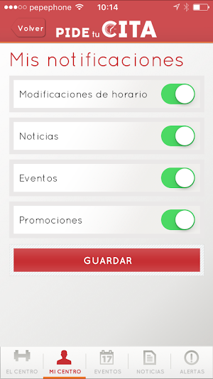 PideTuCita Screenshot 2
