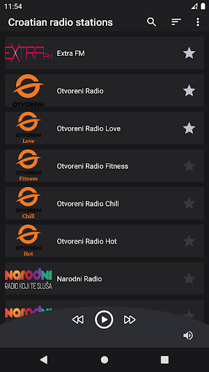Croatian radio stations Screenshot 0
