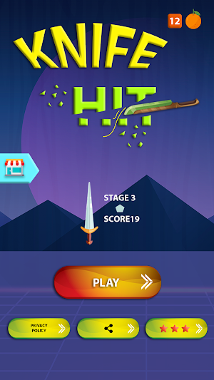 KnifeHit -Mind Activation Game Screenshot 1