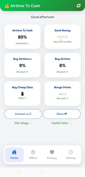 AirtimeToCash Screenshot 0