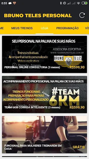 Bruno Teles Personal online Screenshot 2