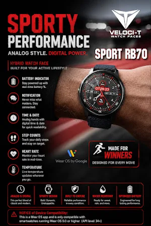 Sport RB70 Watch Face Screenshot 2