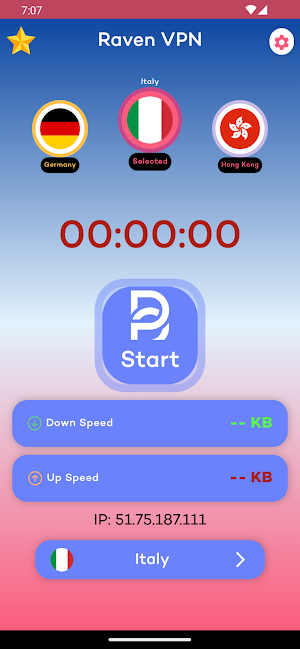 Raven VPN: Ultra Web Sentinel Screenshot 1