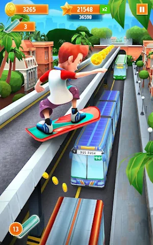 Subway Bus Rush Runner Screenshot 0